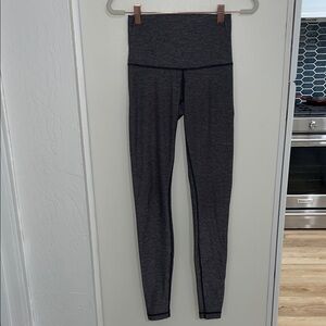 Lululemon Heather Gray High-Waisted Leggings 4